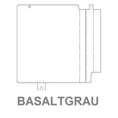 Abdeckbl. li. PW100 RAL7012