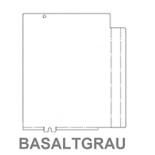 Abdeckbl. li. PW20-60 RAL7012